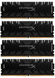   DDR4 4x16GB/3600 Kingston HyperX Predator Black (HX436C17PB3K4/64)