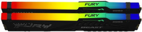   DDR5 2x16GB/5200 Kingston Fury Beast RGB Black (KF552C36BBEAK2-32) 5