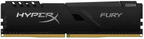    Kingston DDR4 2400 64GB KIT (16GBx4) HyperX Fury Black (HX424C15FB4K4/64)