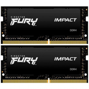    Kingston DDR4 2666 32GB KIT (16GBx2) SO-DIMM Kingston FURY Impact (KF426S15IB1K2/32)