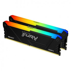     DDR4 32GB (2x16GB) 3600 MHz FURY Beast RGB Kingston Fury (ex.HyperX) (KF436C18BB2AK2/32)