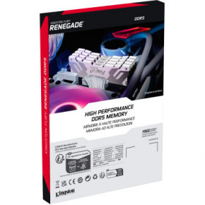     DDR5 16GB 6400 MHz Renegade White/Silver Kingston Fury (ex.HyperX) (KF564C32RW-16) 6