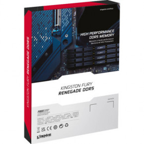     DDR5 32GB (2x16GB) 7200 MHz Renegade Black/Silver Kingston Fury (ex.HyperX) (KF572C38RSK2-32) 7