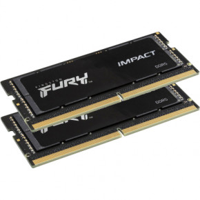     SoDIMM DDR5 32GB (2x16GB) 5600 MHz Impact Black Kingston Fury (ex.HyperX) (KF556S40IBK2-32) 4