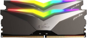   DDR5  32Gb 5200MHz (2*16Gb) OCPC PISTA RGB C40 Titan, Retail Kit (MMPT2K32GD552C40T)