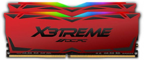  ' DDR4 16Gb 3600MHz (2*8Gb) OCPC X3 RGB Red, Kit (MMX3A2K16GD436C18RE)