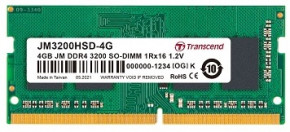    Transcend DDR4 3200 4GB SO-DIMM (JM3200HSD-4G)