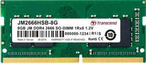  Transcend JetRam DDR4 2666 8GB SO-DIMM (JM2666HSB-8G)