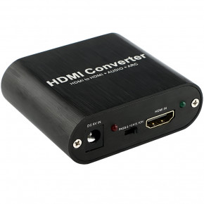   U&P Audio Extractor HDMI - HDMI / AUDIO Black (WAZ-HDARC-BK)