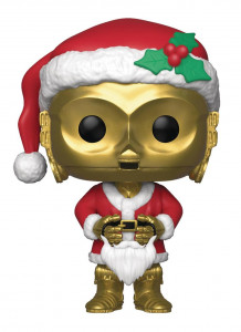  Funko Pop          Star Wars Santa C-3PO 10  SW RD 276 (CZ00SW P 276) 3