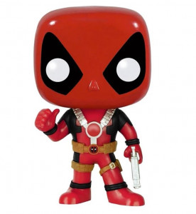   Funko POP! Bobble: Marvel: Deadpool: 10 Deadpool ThumbsUp (RD) (Exc) 44725 (FUN2549120)