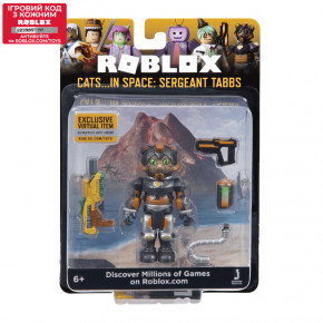    Jazwares Roblox Core Figures Cats...IN SPACE: Sergeant Tabbs W5 4