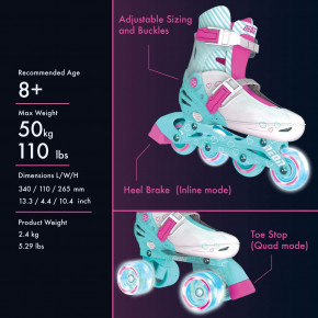   Neon Combo Skates  30-33 (NT09T4) 9