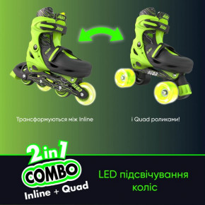   Neon Combo Skates   34-38 (NT10G4) 8