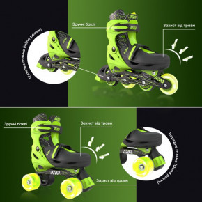   Neon Combo Skates   34-38 (NT10G4) 10