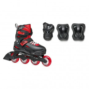  Rollerblade Fury Combo 2023 black-red (29-33) (07373600-741-29-33)