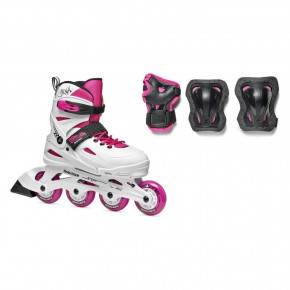  Rollerblade Fury Combo 2023 white-pink (33-38) (07373600-T1C-33-38)