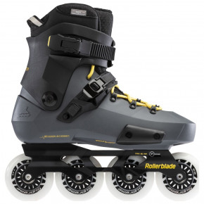  Rollerblade Twister Edge Anthracite Yellow 2021 40