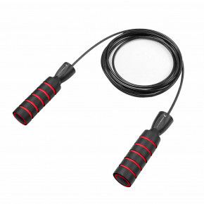      4yourhealth 2.5m. Premium Jump Rope 2471 Black-Red 7