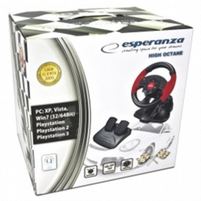  Esperanza Wheel EG103 Black/Red USB 5