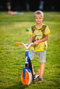   Scoot & Ride Highwaygangster White/Blue/Orange 3