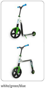   Scoot & Ride Highwaygangster White/Green/Blue 8