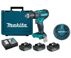   - Makita DHP485RFE3X + 3  18 V 3 Ah + / +  +   28 