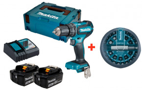   - Makita DHP485RFJ + 2  18 V 3 Ah + / + MakPac +   (DHP485RFJX)