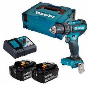   - Makita DHP485RFJ + 2  18 V 3 Ah + / DC18RC + MakPac