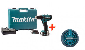   - Makita HP333DWAE + 2  12 V 2 Ah + / +  +  