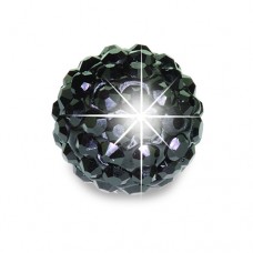  Biojoux Trendy Black Crystal Ball 10 mm