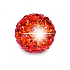  Biojoux Trendy Crystal Ball 10 mm Orange