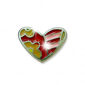  Biojoux Urban Metal Enamel Heart 10 mm