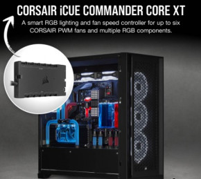   RGB-     Corsair Icue Commander Core XT (CL-9011112-WW) 3