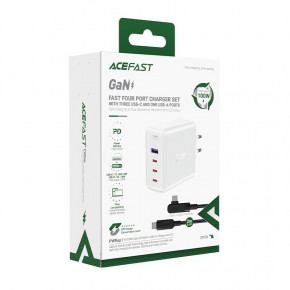    ACEFAST A37 GaN charger set(cable C to C) White (AFA37W) 5