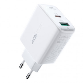    ACEFAST A5 PD32W(USB-C+USB-A) dual port charger White (AFA5W)