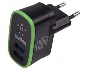    Belkin Travel charger 2USB 2.1A Black