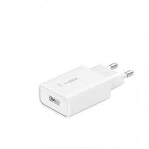   Belkin Home Charger 18W USB-A 3A, QC3, white (WCA001VFWH)