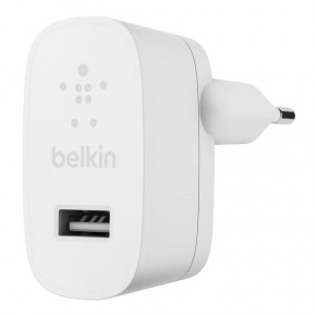   Belkin (12W) USB-A 2.4A, white (WCA002VFWH) 3