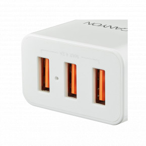    Canyon 3USB 4.2A White (CNE-CHA05W) 3