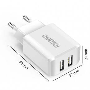   Choetech C0030 5V/2A USB Wall Charger 5