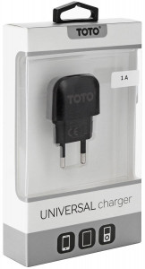    TOTO TZV-42 Led Travel charger 1USB 1A Black #I/S 4