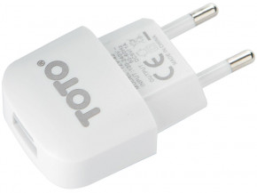    TOTO TZV-42 Led Travel charger 1USB 1A White #I/S