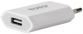    TOTO TZV-44 Travel charger 1USB 1A White #I/S 3