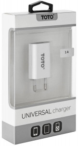    TOTO TZV-44 Travel charger 1USB 1A White #I/S 4