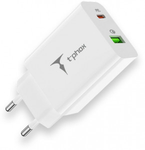   T-PHOX Speedy 20W 2Ports Type-C USB Charger () 3