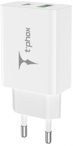   T-PHOX Speedy 20W 2Ports Type-C USB Charger () 4