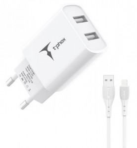   T-PHOX TCC-224 Pocket Dual USB Lightning cable ()