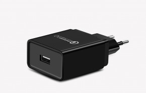   1xUSB 18W (USB A QC 3.0) Fast Charger Black CD122 Ugreen (70273) 3