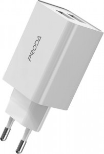    Proda PD-A28i (2USB 2.4A) White (PD-A28i-WH) +  Ligthtning